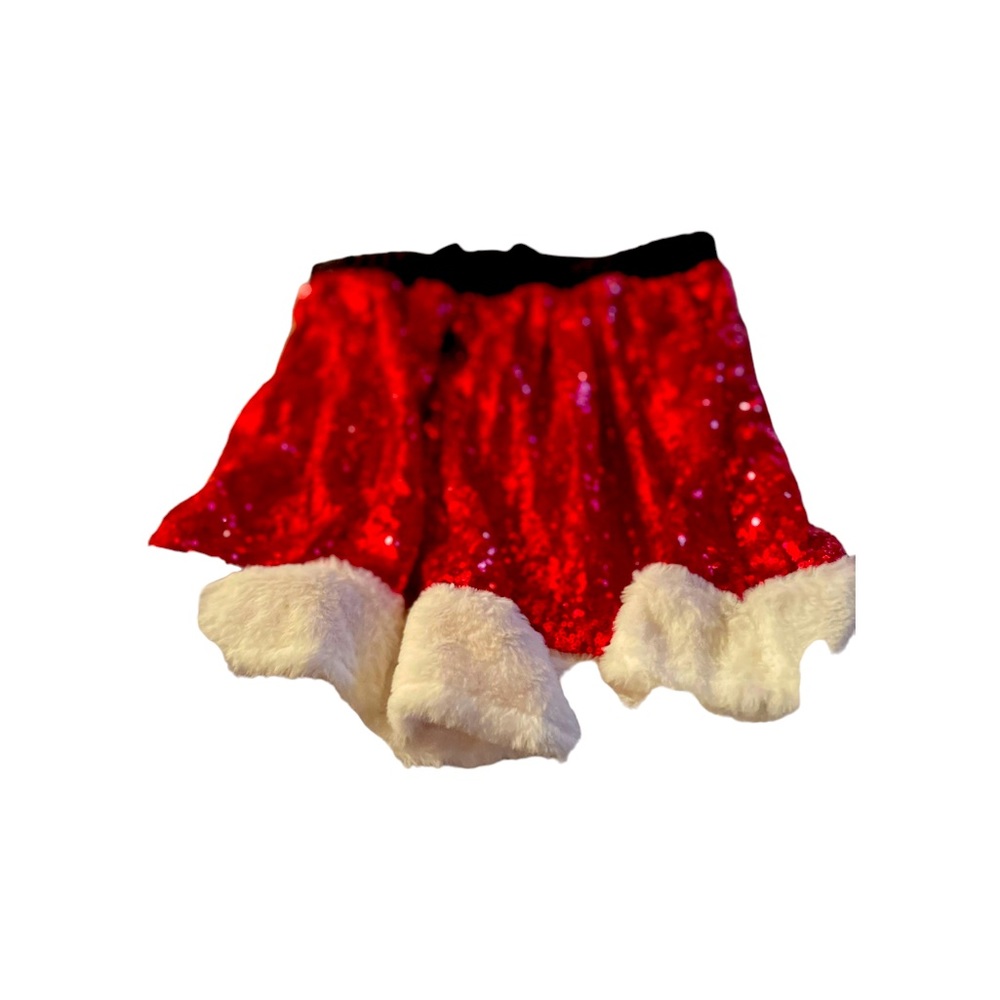 Born famous red Christmas skirt NWT
